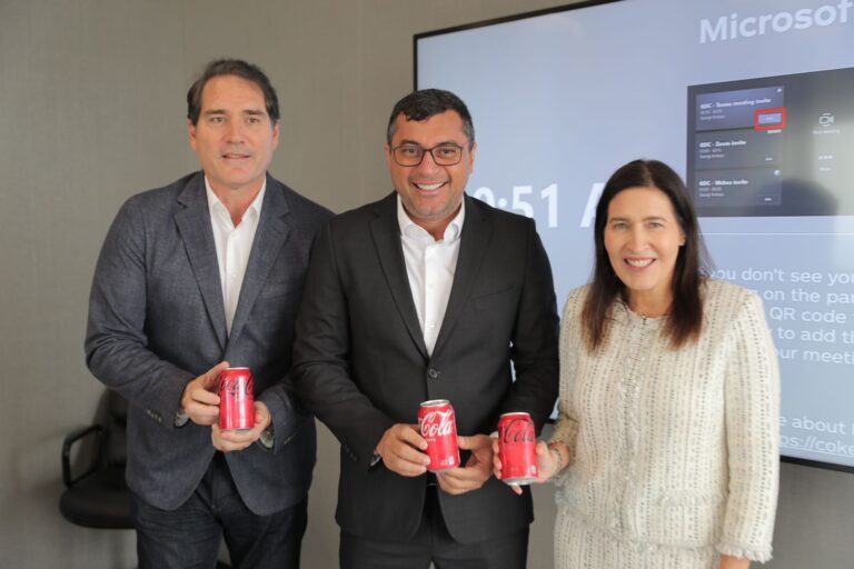 Nos EUA, Wilson convida Coca-Cola a renovar parceria para desenvolvimento sustentável do AM