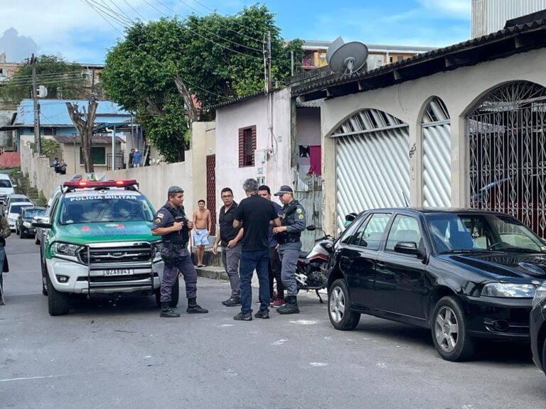 Pai é executado com nove tiros na frente da filha de 7 anos, em Manaus