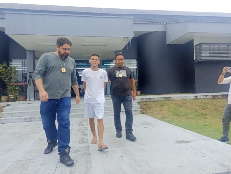 Marido é preso por matar homem que flertou com a mulher dele em bar de Manaus; vídeo