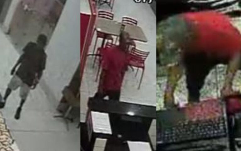 Vídeos: trio se passa por clientes e assalta comércio em Manaus