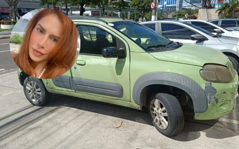 Carro de Djidja Cardoso é encontrado em estacionamento na Praça 14, em Manaus